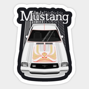 Mustang King Cobra 1978 - White Sticker